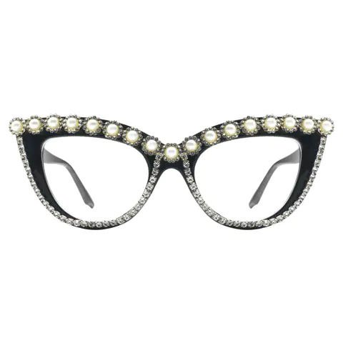 Cat-eye Black Eyeglasses