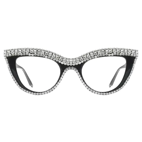Cat-eye Black Eyeglasses