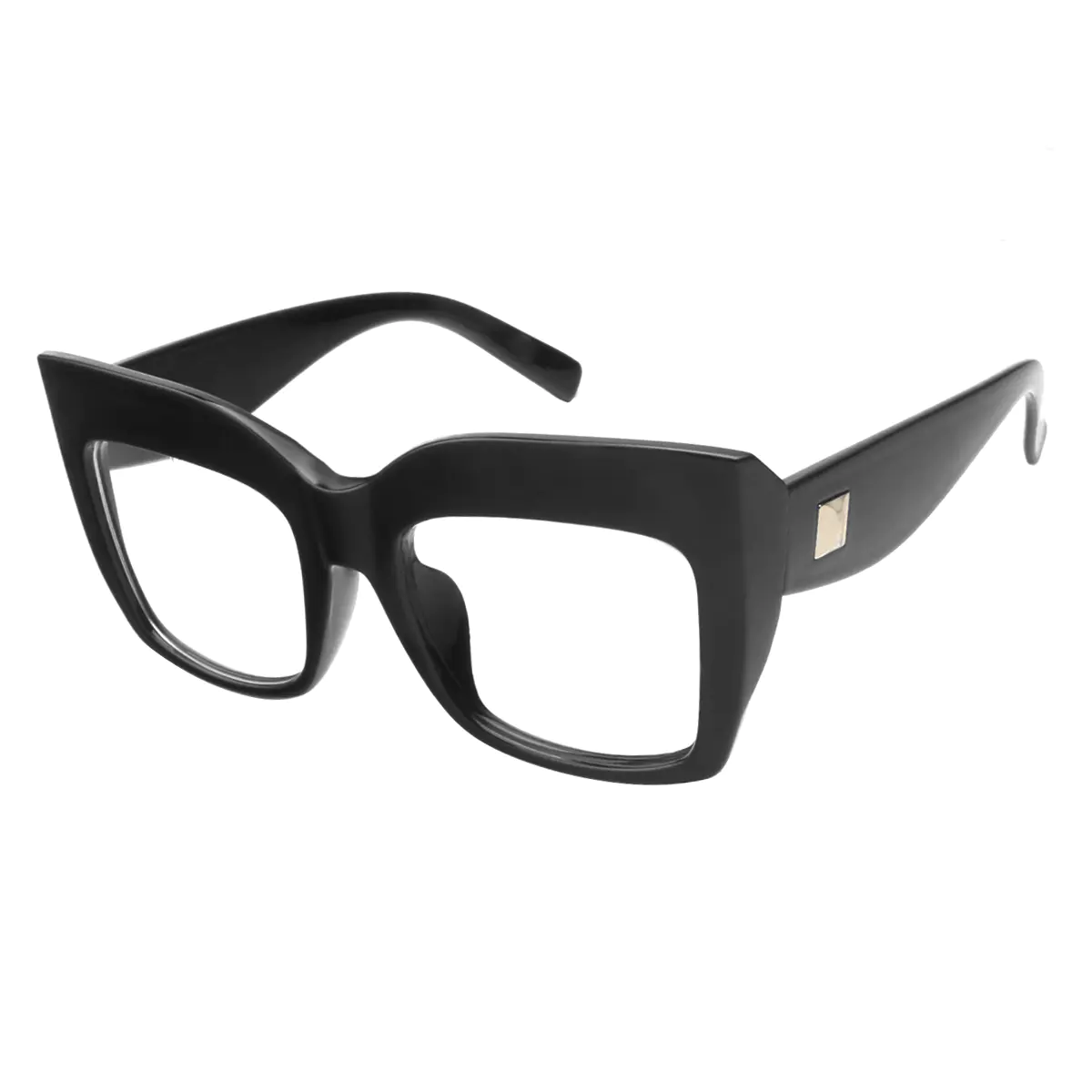 Square Black Eyeglasses