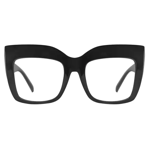 Square Black Eyeglasses