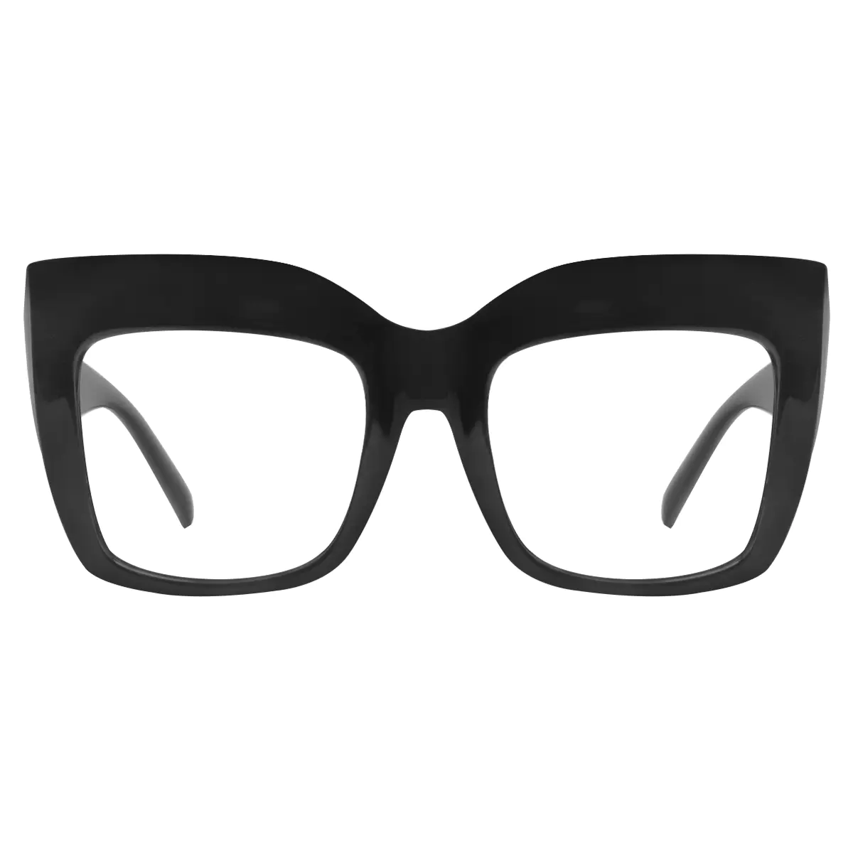 Square Black Eyeglasses