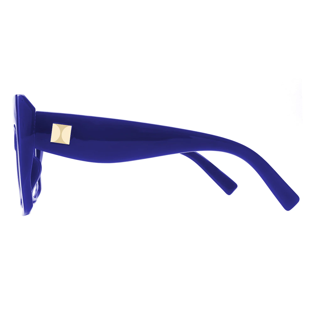 Square Blue Eyeglasses