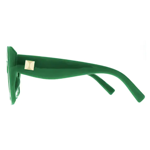 Square Green Eyeglasses