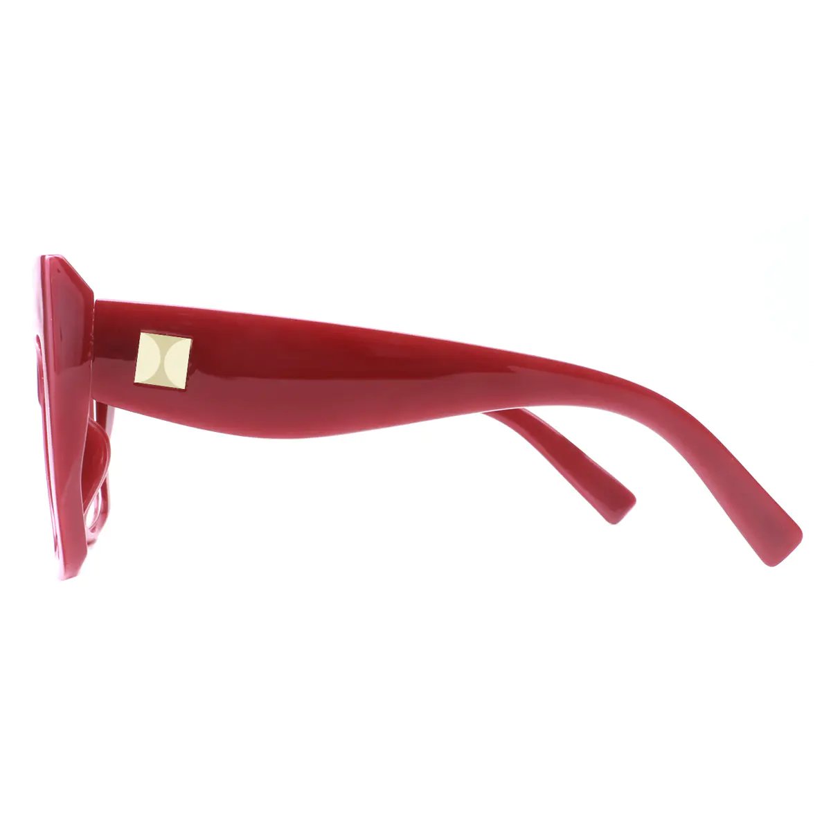 Square Red Eyeglasses