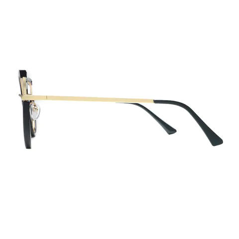 Oval Black Eyeglasses