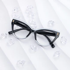 Cat-eye Black Eyeglasses
