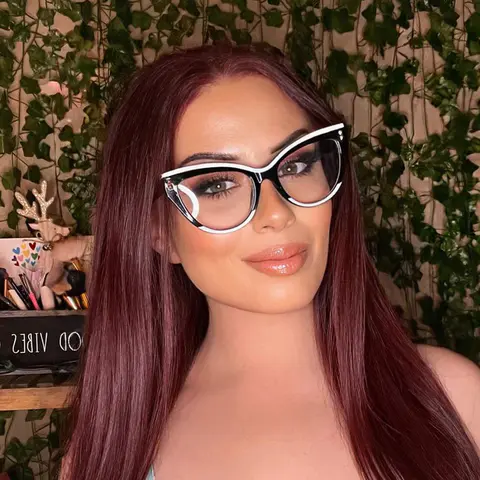 Cat-eye Black Eyeglasses