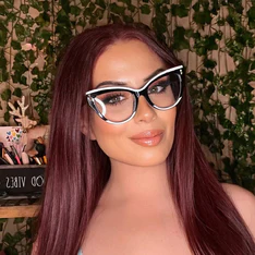 Cat-eye Black Eyeglasses