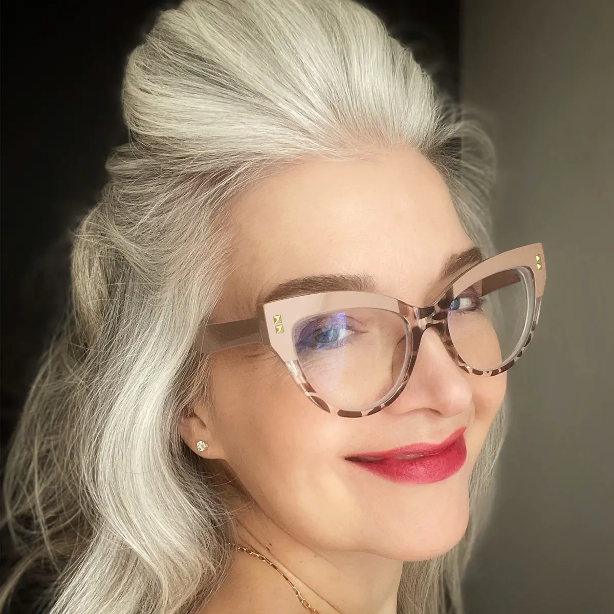 Cat-eye Brown/Tortoiseshell Eyeglasses