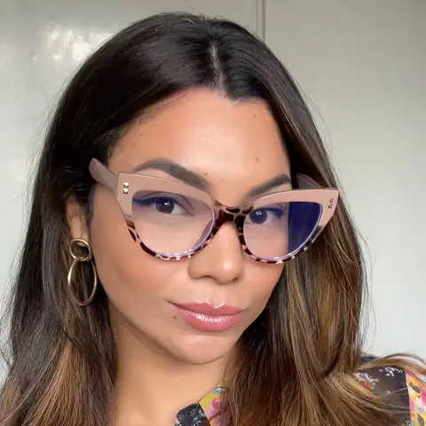 Cat-eye Brown/Tortoiseshell Eyeglasses