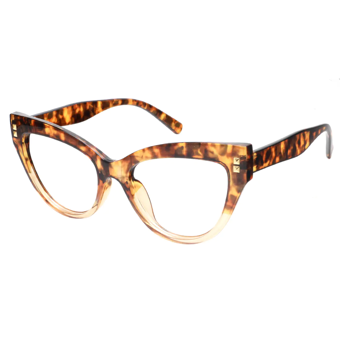 Cat-eye Tortoiseshell/Brown Eyeglasses