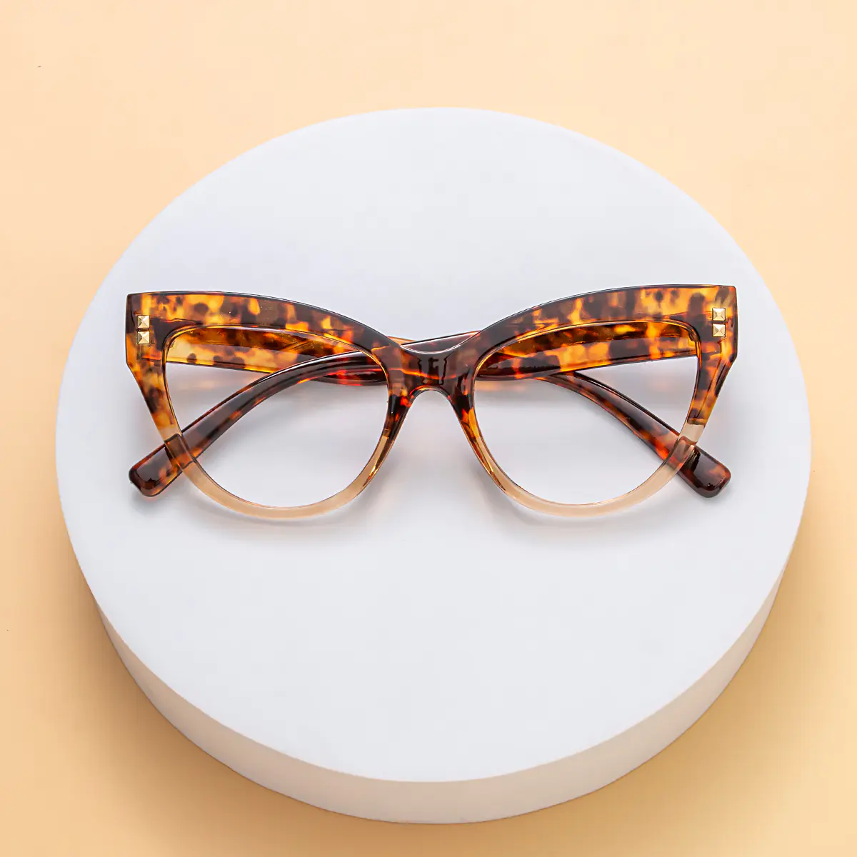 Cat-eye Tortoiseshell/Brown Eyeglasses