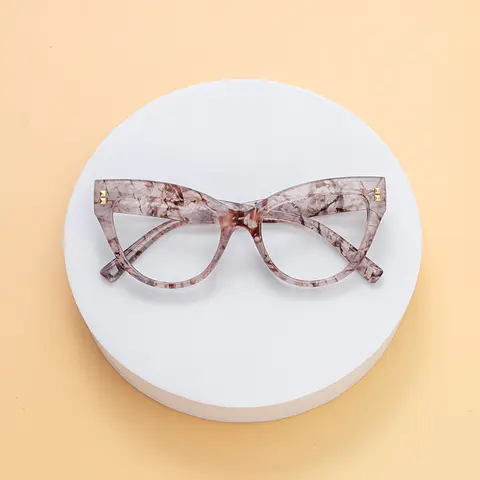 Cat-eye Ivory Tortoiseshell Eyeglasses