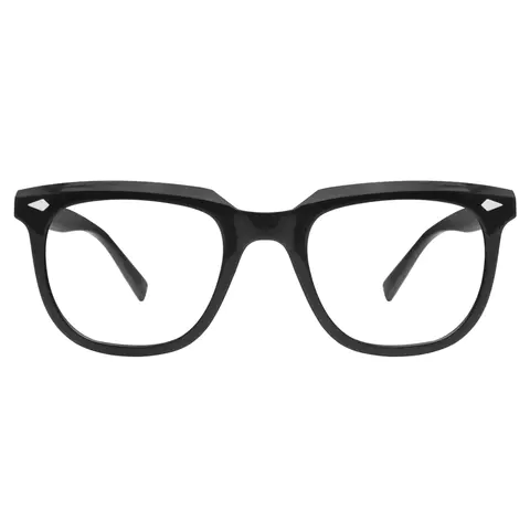 Square Black Eyeglasses
