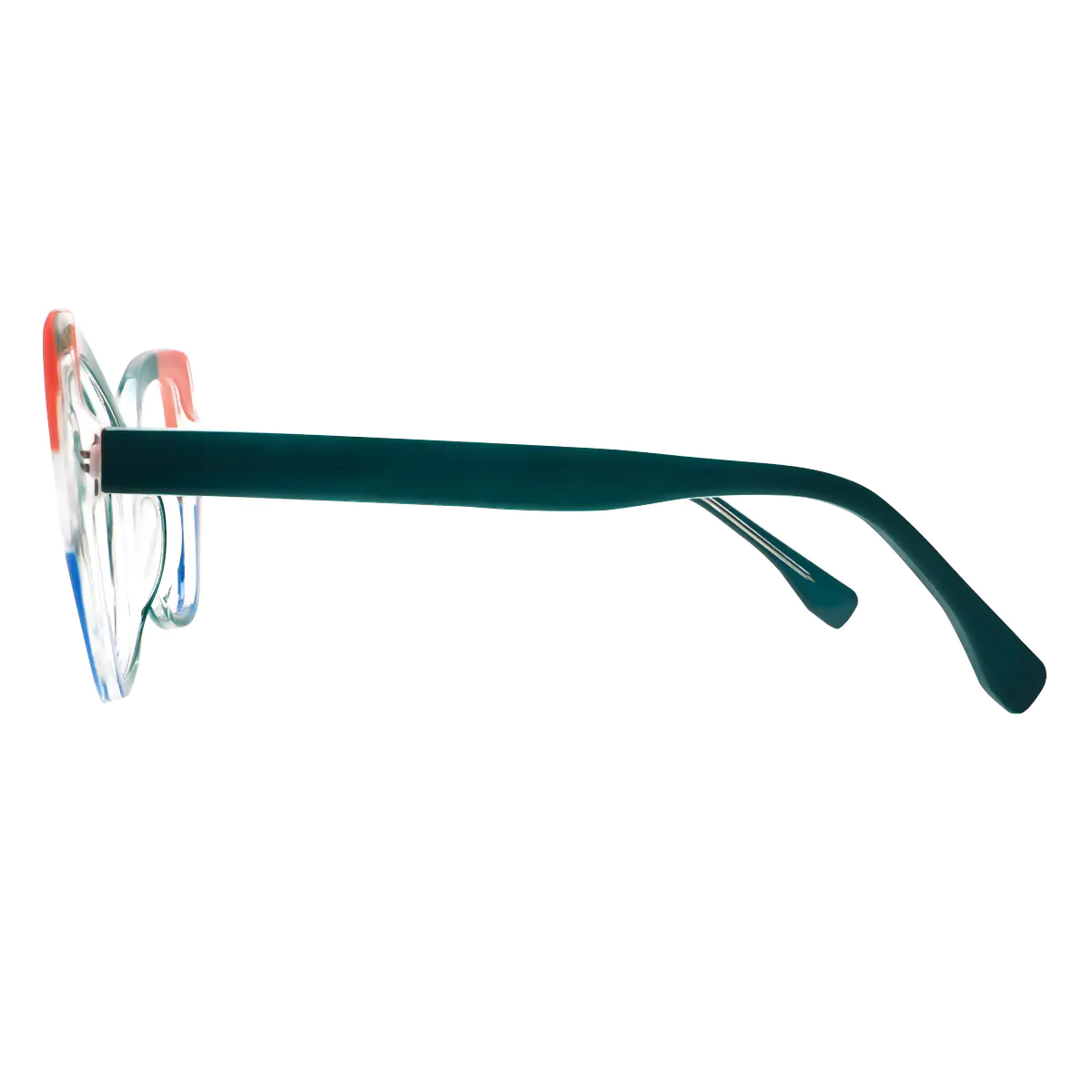Cat-eye Green Eyeglasses