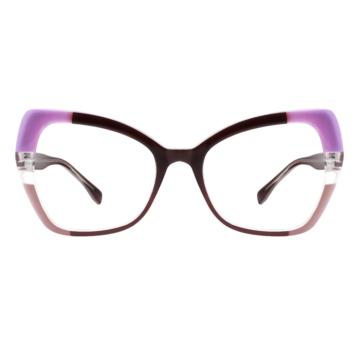 Cat-eye Brown Eyeglasses