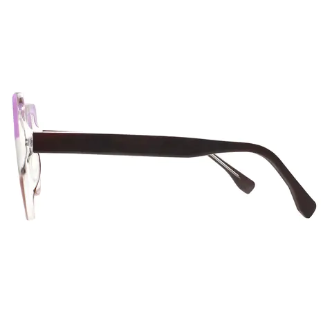 Cat-eye Brown Eyeglasses