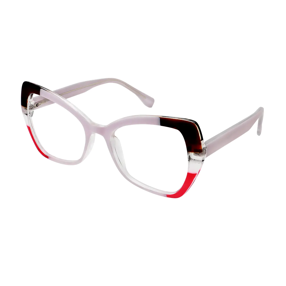 Cat-eye Pink Eyeglasses