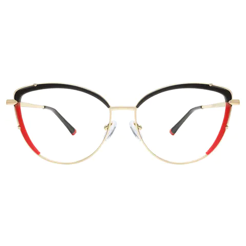 Square Red/Black Eyeglasses
