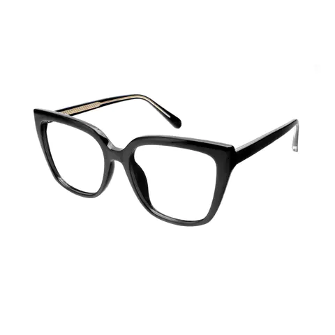 Square Black Eyeglasses