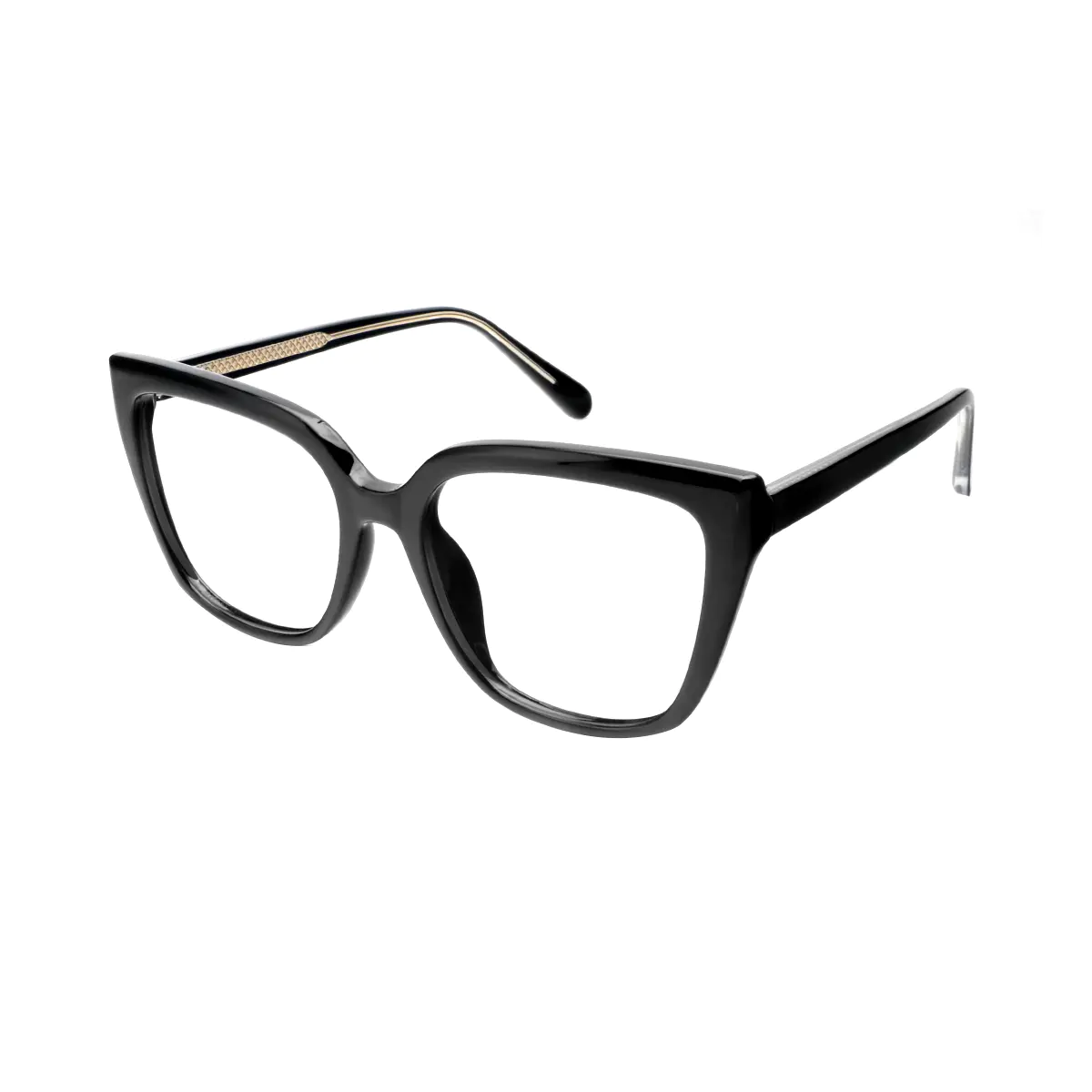 Square Black Eyeglasses