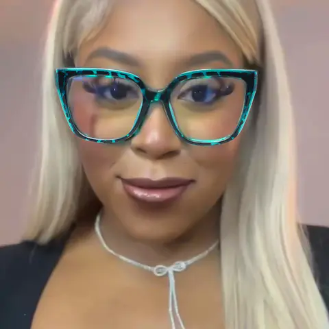 Square Black Eyeglasses