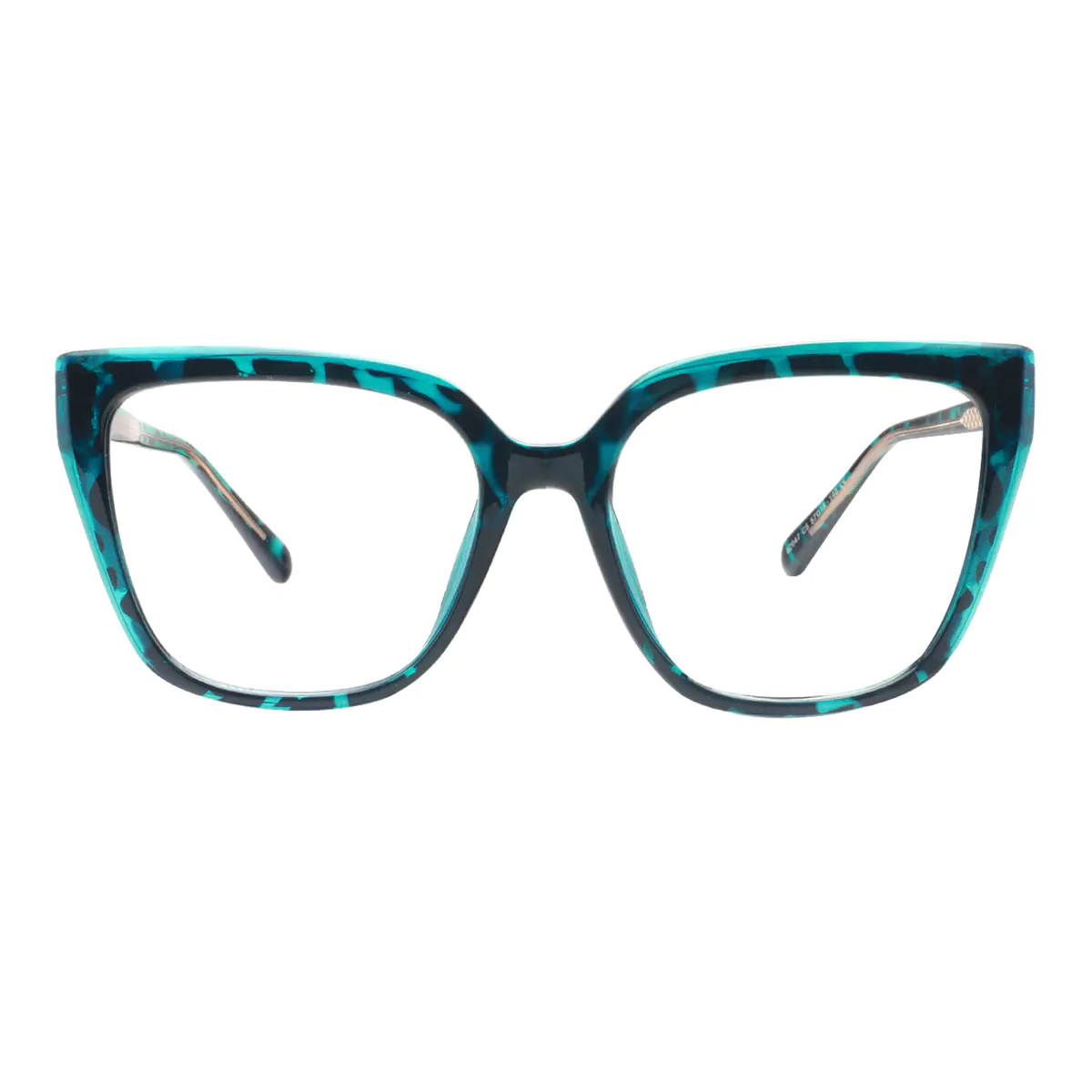 Square Tortoiseshell/Blue Eyeglasses