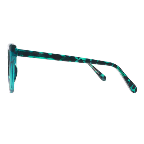 Square Tortoiseshell/Blue Eyeglasses