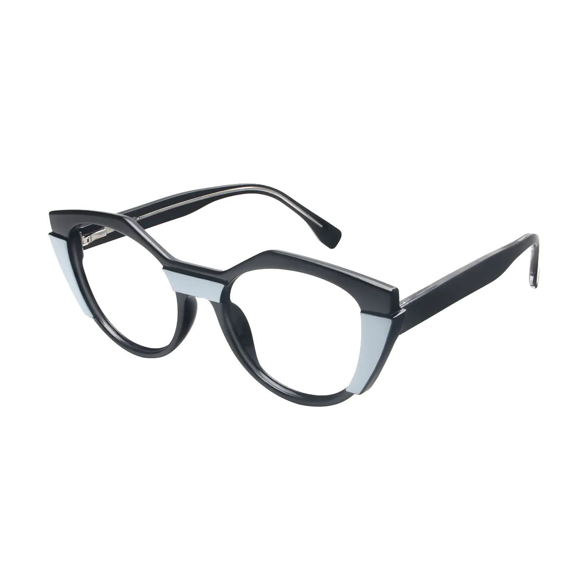 Cat-eye Blue Eyeglasses