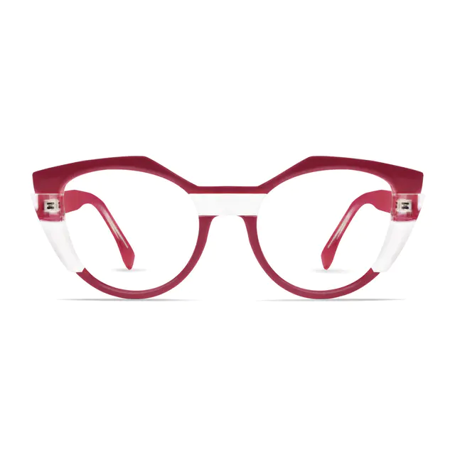Cat-eye Red Eyeglasses