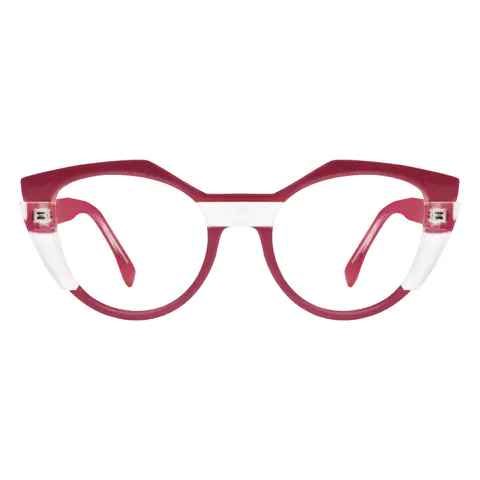 Cat-eye Red Eyeglasses