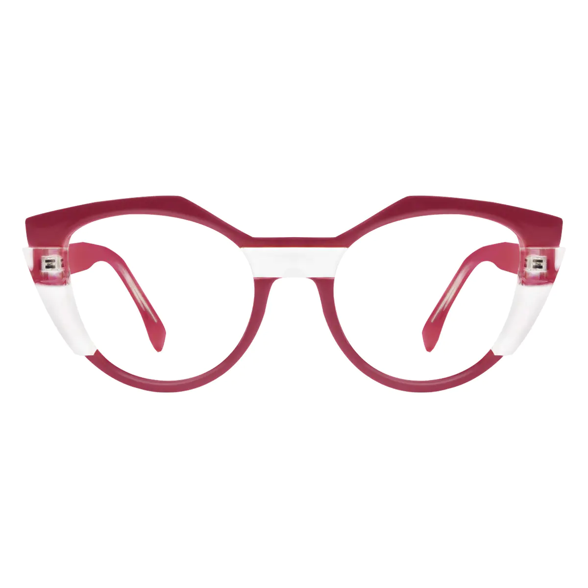 Cat-eye Red Eyeglasses