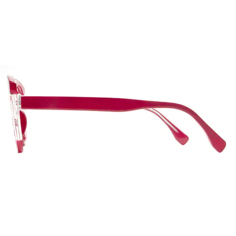 Cat-eye Red Eyeglasses