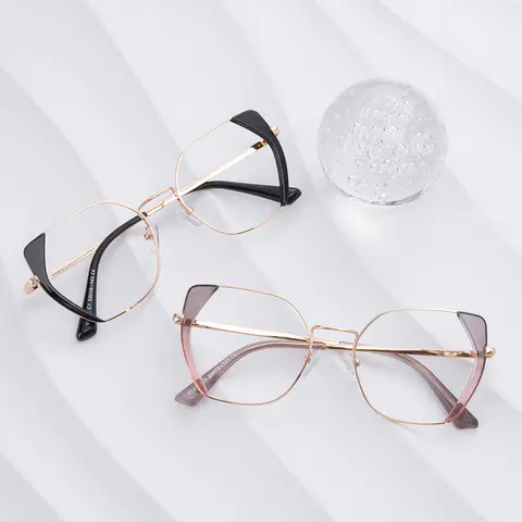 Square Black Eyeglasses