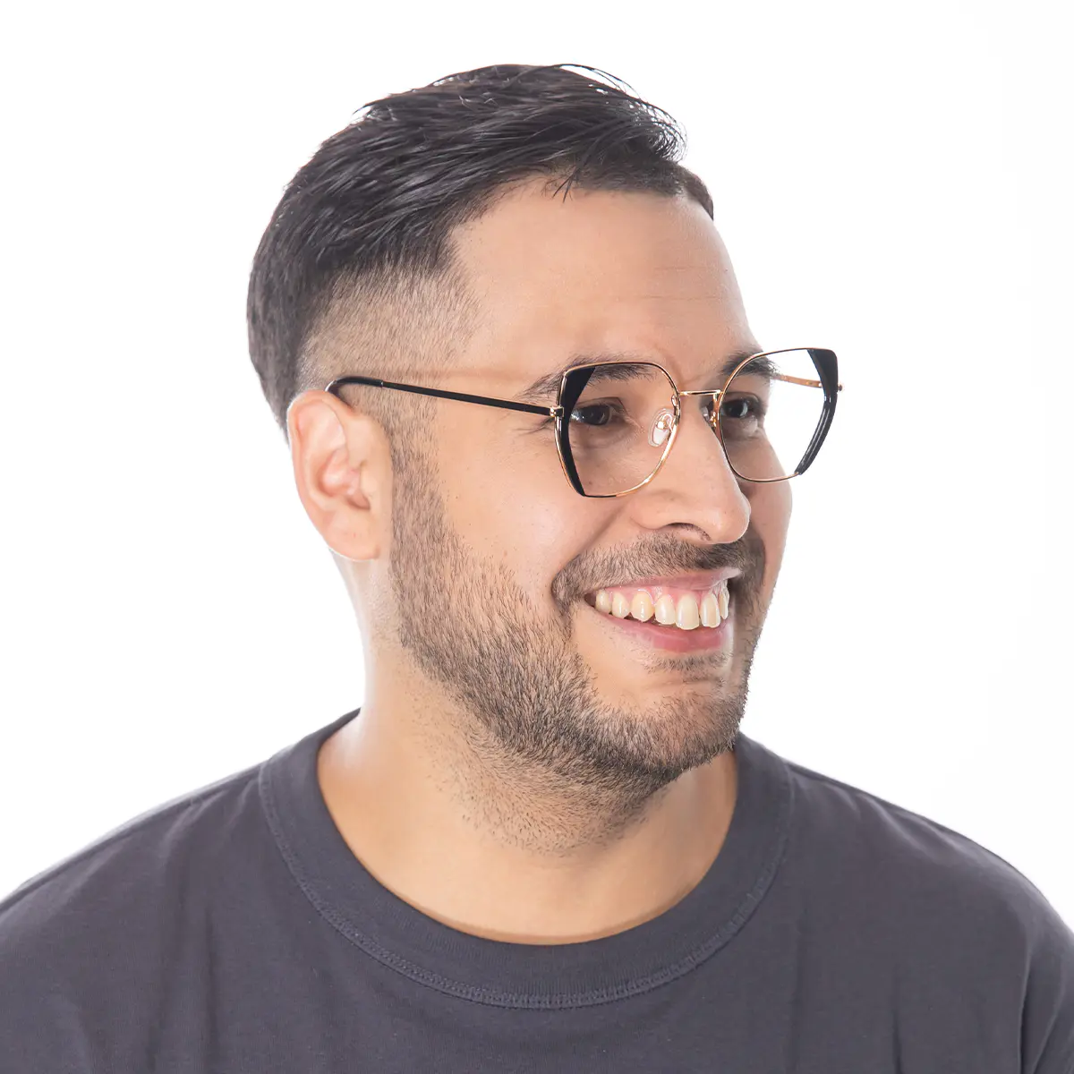 Square Black Eyeglasses
