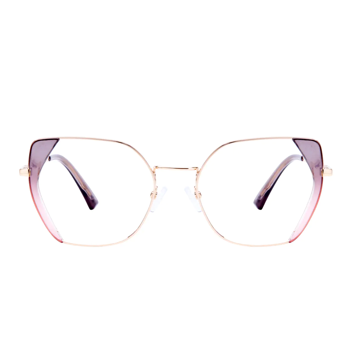 Square Gradient Pink Eyeglasses