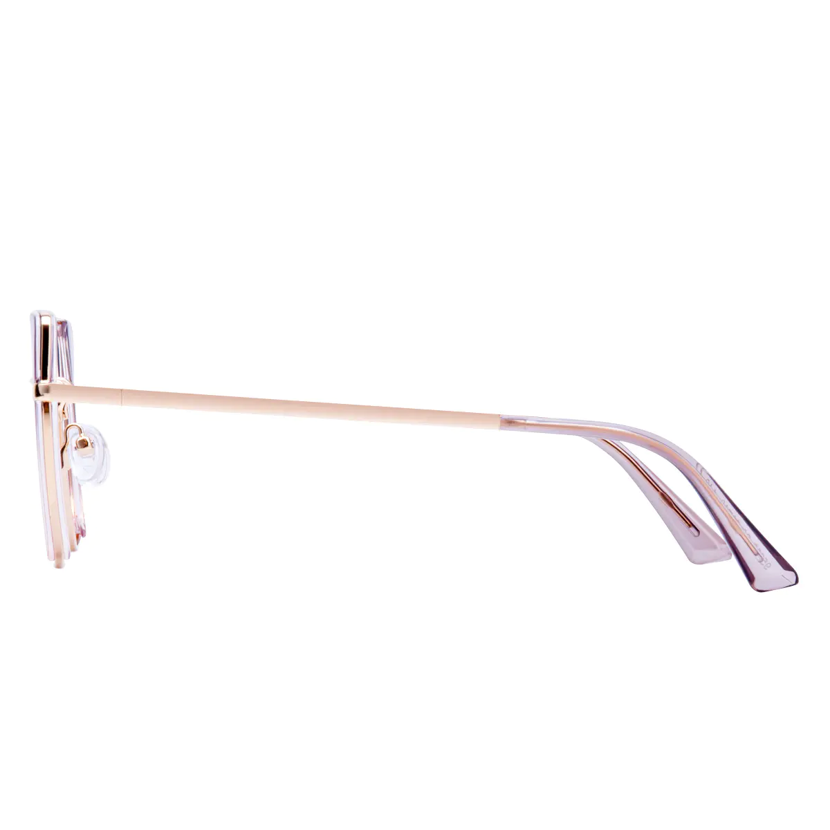 Square Gradient Pink Eyeglasses