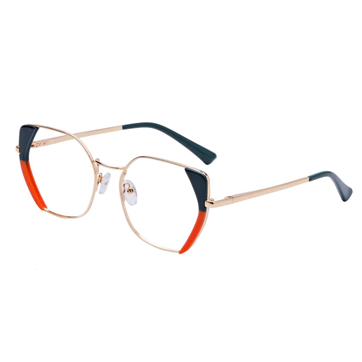 Square Blue Eyeglasses