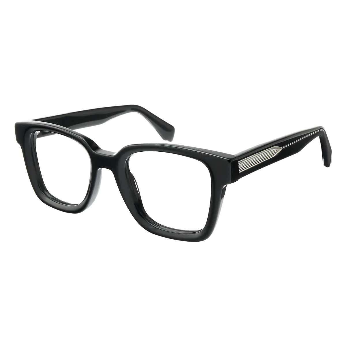 Square Black Eyeglasses