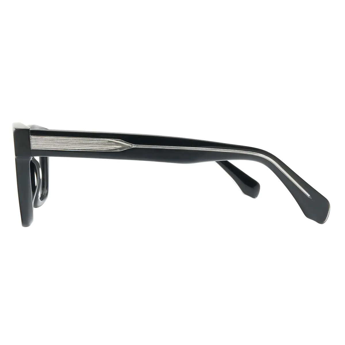 Square Black Eyeglasses