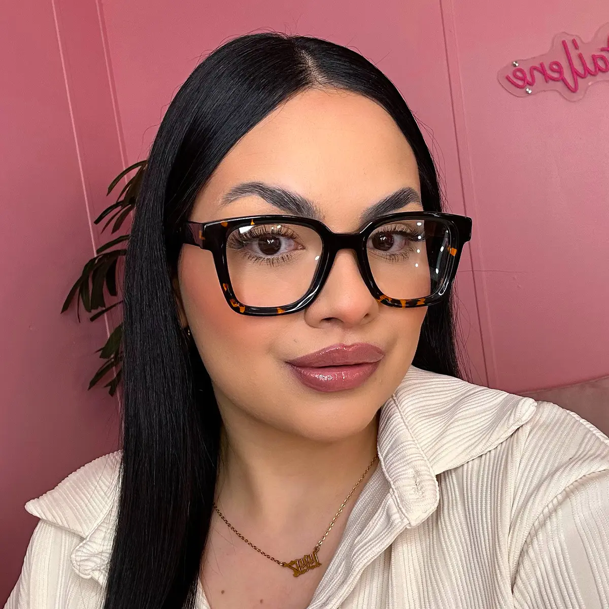Square Tortoiseshell Eyeglasses