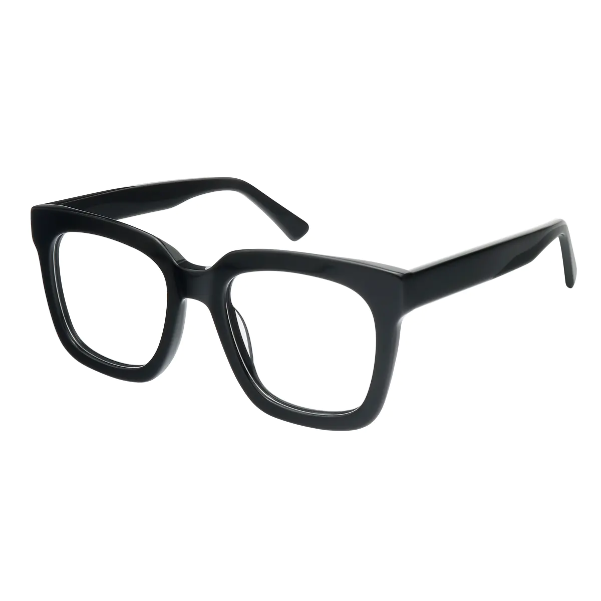 Square Black Eyeglasses