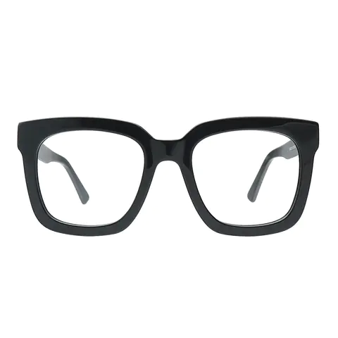 Square Black Eyeglasses