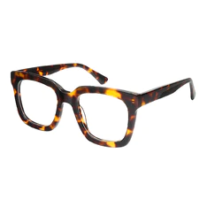 Square Tortoiseshell Eyeglasses