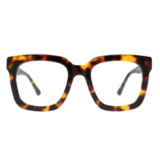 Square Tortoiseshell Eyeglasses