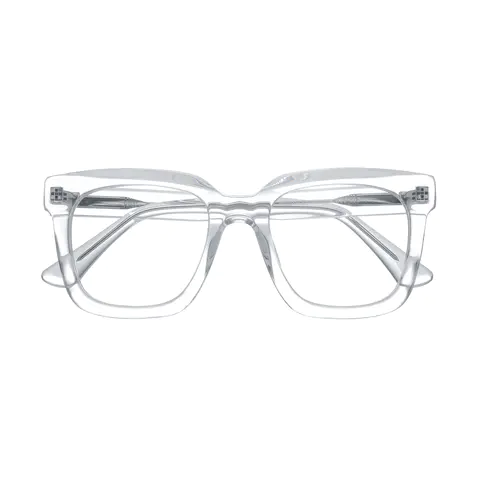 Square Clear Eyeglasses