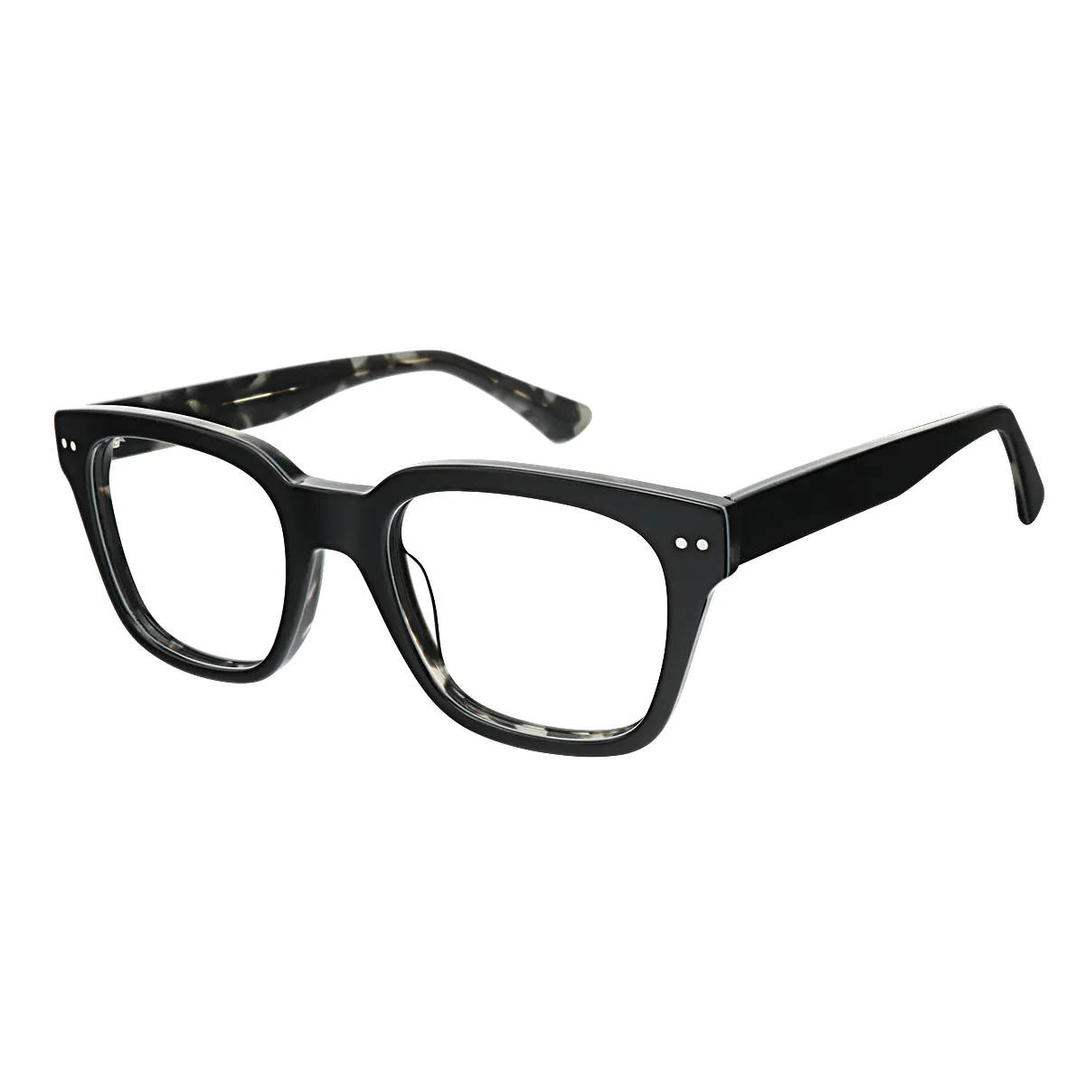 Square Black Eyeglasses
