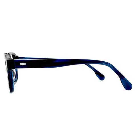 Square Navy Blue Eyeglasses
