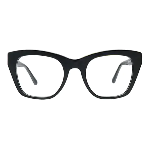 Square Black Eyeglasses