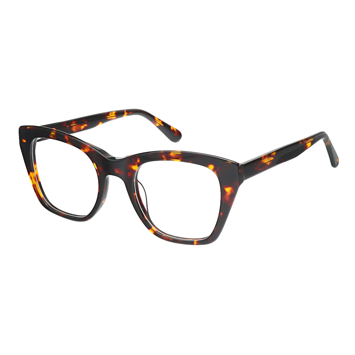Square Tortoiseshell Eyeglasses
